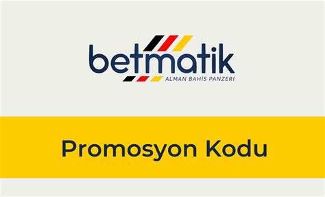 Betmatik Promosyon Kodu